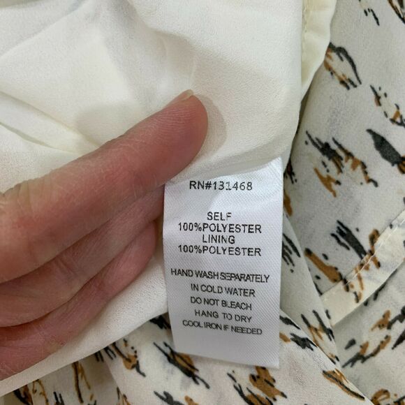 Fate Dress Womens S Small Off Shoulder Ruffle Tiered Mid Sleeves Waist Tie Boho - Picture 9 of 11